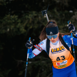 Samse National Tour n°4,MÉRIBEL, FRANCE - JANUARY 17: GACHET EMMA of FRA January 17, 2026 in Méribel, France. (Photo by Rodriguez Alexis / @Aleiks_photo)