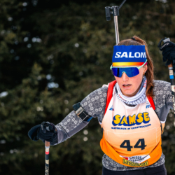 Samse National Tour n°4,MÉRIBEL, FRANCE - JANUARY 17: BLANC LISA of FRA January 17, 2026 in Méribel, France. (Photo by Rodriguez Alexis / @Aleiks_photo)