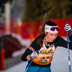 Samse National Tour n°4,MÉRIBEL, FRANCE - JANUARY 17: LESAGE NORAH of FRA January 17, 2026 in Méribel, France. (Photo by Rodriguez Alexis / @Aleiks_photo)