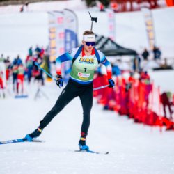 Samse National Tour n°4,MÉRIBEL, FRANCE - JANUARY 17: LECERF ANAEL of FRA January 17, 2026 in Méribel, France. (Photo by Rodriguez Alexis / @Aleiks_photo)