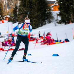 Samse National Tour n°4,MÉRIBEL, FRANCE - JANUARY 17: LECERF ANAEL of FRA January 17, 2026 in Méribel, France. (Photo by Rodriguez Alexis / @Aleiks_photo)