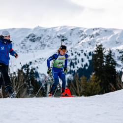Samse National Tour n°4,MÉRIBEL, FRANCE - JANUARY 17: MERMILLOD BLARDET CYPRIEN of FRA January 17, 2026 in Méribel, France. (Photo by Rodriguez Alexis / @Aleiks_photo)