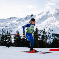 Samse National Tour n°4,MÉRIBEL, FRANCE - JANUARY 17: MERMILLOD BLARDET CYPRIEN of FRA January 17, 2026 in Méribel, France. (Photo by Rodriguez Alexis / @Aleiks_photo)