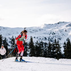 Samse National Tour n°4,MÉRIBEL, FRANCE - JANUARY 17: LAINE VICTOR of FRA January 17, 2026 in Méribel, France. (Photo by Rodriguez Alexis / @Aleiks_photo)