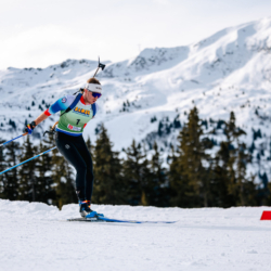 Samse National Tour n°4,MÉRIBEL, FRANCE - JANUARY 17: LECERF ANAEL of FRA January 17, 2026 in Méribel, France. (Photo by Rodriguez Alexis / @Aleiks_photo)