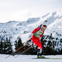 Samse National Tour n°4,MÉRIBEL, FRANCE - JANUARY 17: THIEVENT LOU of FRA January 17, 2026 in Méribel, France. (Photo by Rodriguez Alexis / @Aleiks_photo)