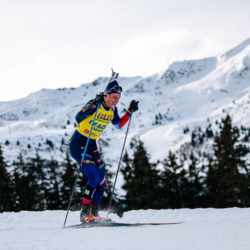 Samse National Tour n°4,MÉRIBEL, FRANCE - JANUARY 17: GENY EDGAR of FRA January 17, 2026 in Méribel, France. (Photo by Rodriguez Alexis / @Aleiks_photo)