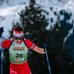 Samse National Tour n°4,MÉRIBEL, FRANCE - JANUARY 17: PIRES CLEMENT of FRAM January 17, 2026 in Méribel, France. (Photo by Rodriguez Alexis / @Aleiks_photo)