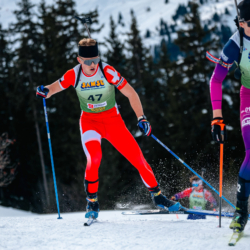Samse National Tour n°4,MÉRIBEL, FRANCE - JANUARY 17: KEMBELLEC LILIAN of FRA January 17, 2026 in Méribel, France. (Photo by Rodriguez Alexis / @Aleiks_photo)