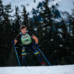 Samse National Tour n°4,MÉRIBEL, FRANCE - JANUARY 17: GROMAIRE MALONE of FRA January 17, 2026 in Méribel, France. (Photo by Rodriguez Alexis / @Aleiks_photo)