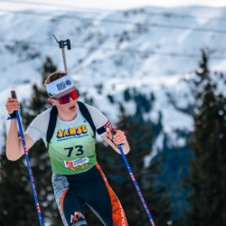 Samse National Tour n°4,MÉRIBEL, FRANCE - JANUARY 17: LIATARD LENY of FRA January 17, 2026 in Méribel, France. (Photo by Rodriguez Alexis / @Aleiks_photo)
