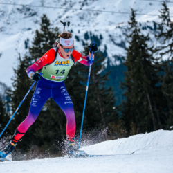 Samse National Tour n°4,MÉRIBEL, FRANCE - JANUARY 17: BOUILLET ENZO of FRA January 17, 2026 in Méribel, France. (Photo by Rodriguez Alexis / @Aleiks_photo)