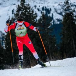 Samse National Tour n°4,MÉRIBEL, FRANCE - JANUARY 17: THIEVENT LOU of FRA January 17, 2026 in Méribel, France. (Photo by Rodriguez Alexis / @Aleiks_photo)