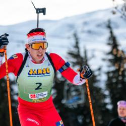 Samse National Tour n°4,MÉRIBEL, FRANCE - JANUARY 17: THIEVENT LOU of FRA January 17, 2026 in Méribel, France. (Photo by Rodriguez Alexis / @Aleiks_photo)