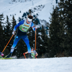 Samse National Tour n°4,MÉRIBEL, FRANCE - JANUARY 17: HENOCQ CLOVIS of FRA January 17, 2026 in Méribel, France. (Photo by Rodriguez Alexis / @Aleiks_photo)