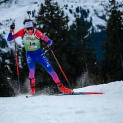 Samse National Tour n°4,MÉRIBEL, FRANCE - JANUARY 17: DUPONT ILANN of FRA January 17, 2026 in Méribel, France. (Photo by Rodriguez Alexis / @Aleiks_photo)