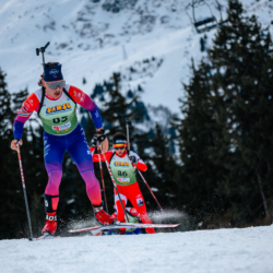Samse National Tour n°4,MÉRIBEL, FRANCE - JANUARY 17: LECOMTE KELVIN of FRA January 17, 2026 in Méribel, France. (Photo by Rodriguez Alexis / @Aleiks_photo)