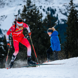Samse National Tour n°4,MÉRIBEL, FRANCE - JANUARY 17: MADELENAT NANS of FRA January 17, 2026 in Méribel, France. (Photo by Rodriguez Alexis / @Aleiks_photo)