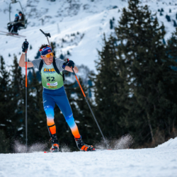 Samse National Tour n°4,MÉRIBEL, FRANCE - JANUARY 17: ROCHEGUDE-RIBOT NOE of FRA January 17, 2026 in Méribel, France. (Photo by Rodriguez Alexis / @Aleiks_photo)
