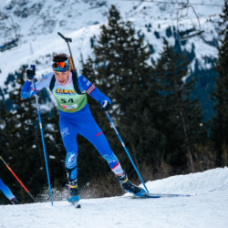 Samse National Tour n°4,MÉRIBEL, FRANCE - JANUARY 17: COLOMBAN NICOLAS of FRA January 17, 2026 in Méribel, France. (Photo by Rodriguez Alexis / @Aleiks_photo)