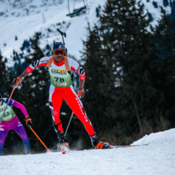 Samse National Tour n°4,MÉRIBEL, FRANCE - JANUARY 17: PERRIER FRANTZKY of FRA January 17, 2026 in Méribel, France. (Photo by Rodriguez Alexis / @Aleiks_photo)