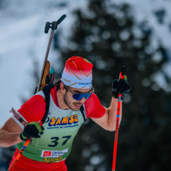 Samse National Tour n°4,MÉRIBEL, FRANCE - JANUARY 17: BAYLAC ADRIEN of FRA January 17, 2026 in Méribel, France. (Photo by Rodriguez Alexis / @Aleiks_photo)