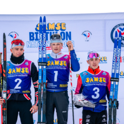 Samse National Tour n°4,MÉRIBEL, FRANCE - JANUARY 17: NANS MADELENAT, NIELS BIBOLET and TOM BOUILLET January 17, 2026 in Méribel, France. (Photo by Rodriguez Alexis / @Aleiks_photo)