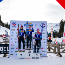 Samse National Tour n°4,MÉRIBEL, FRANCE - JANUARY 17: NANS MADELENAT, NIELS BIBOLET and TOM BOUILLET January 17, 2026 in Méribel, France. (Photo by Rodriguez Alexis / @Aleiks_photo)