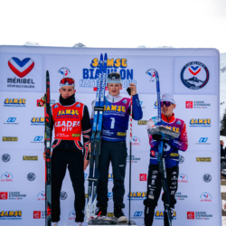 Samse National Tour n°4,MÉRIBEL, FRANCE - JANUARY 17: NANS MADELENAT, NIELS BIBOLET and TOM BOUILLET January 17, 2026 in Méribel, France. (Photo by Rodriguez Alexis / @Aleiks_photo)