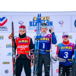 Samse National Tour n°4,MÉRIBEL, FRANCE - JANUARY 17: NANS MADELENAT, NIELS BIBOLET and TOM BOUILLET January 17, 2026 in Méribel, France. (Photo by Rodriguez Alexis / @Aleiks_photo)