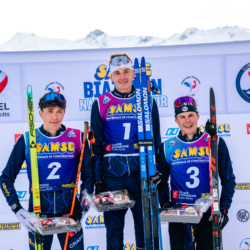 Samse National Tour n°4,MÉRIBEL, FRANCE - JANUARY 17: DELSOL ANTONIN, GUILLAUME POIROT and FLAVIO GUY January 17, 2026 in Méribel, France. (Photo by Rodriguez Alexis / @Aleiks_photo)