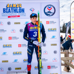 Samse National Tour n°4,MÉRIBEL, FRANCE - JANUARY 17: ANTONIN DELSOL January 17, 2026 in Méribel, France. (Photo by Rodriguez Alexis / @Aleiks_photo)