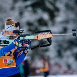 Samse National Tour n°5,LES CONTAMINES, FRANCE - JANUARY 24: ADAM LOUANE of FRA January 24, 2026 in Les Contamines, France. (Photo by Rodriguez Alexis / @Aleiks_photo)