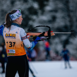 Samse National Tour n°5,LES CONTAMINES, FRANCE - JANUARY 24: MORIN LEONIE of FRA January 24, 2026 in Les Contamines, France. (Photo by Rodriguez Alexis / @Aleiks_photo)