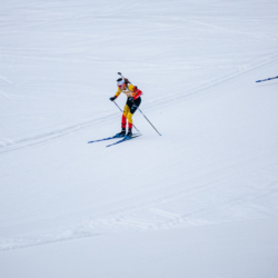Samse National Tour n°5,LES CONTAMINES, FRANCE - JANUARY 24: LANGER FYNN of BEL January 24, 2026 in Les Contamines, France. (Photo by Rodriguez Alexis / @Aleiks_photo)
