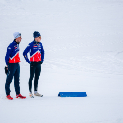 Samse National Tour n°5,LES CONTAMINES, FRANCE - JANUARY 24: GUY ANTONIN from FRA and GRATALOUP CAMILLE from FRA January 24, 2026 in Les Contamines, France. (Photo by Rodriguez Alexis / @Aleiks_photo)