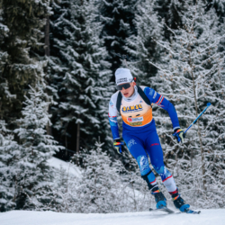 Samse National Tour n°5,LES CONTAMINES, FRANCE - JANUARY 24: CRUZ AUGUSTE of FRA January 24, 2026 in Les Contamines, France. (Photo by Rodriguez Alexis / @Aleiks_photo)