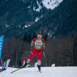 Samse National Tour n°5,LES CONTAMINES, FRANCE - JANUARY 24: THIEVENT LOU of FRA January 24, 2026 in Les Contamines, France. (Photo by Rodriguez Alexis / @Aleiks_photo)