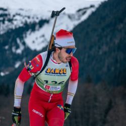 Samse National Tour n°5,LES CONTAMINES, FRANCE - JANUARY 24: BAYLAC ADRIEN of FRA January 24, 2026 in Les Contamines, France. (Photo by Rodriguez Alexis / @Aleiks_photo)