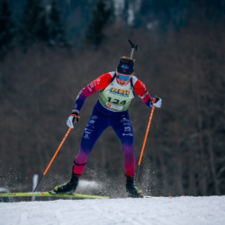 Samse National Tour n°5,LES CONTAMINES, FRANCE - JANUARY 24: MICHAUD-CLARET ROMAIN of FRA January 24, 2026 in Les Contamines, France. (Photo by Rodriguez Alexis / @Aleiks_photo)