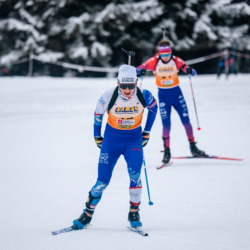 Samse National Tour n°5,LES CONTAMINES, FRANCE - JANUARY 24: CRUZ AUGUSTE of FRA January 24, 2026 in Les Contamines, France. (Photo by Rodriguez Alexis / @Aleiks_photo)