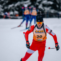Samse National Tour n°5,LES CONTAMINES, FRANCE - JANUARY 24: FINE ALEXIS of FRA January 24, 2026 in Les Contamines, France. (Photo by Rodriguez Alexis / @Aleiks_photo)