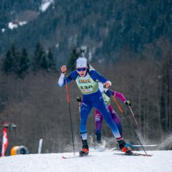 Samse National Tour n°5,LES CONTAMINES, FRANCE - JANUARY 24: LEURS LILIAN of FRA January 24, 2026 in Les Contamines, France. (Photo by Rodriguez Alexis / @Aleiks_photo)