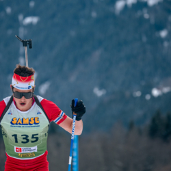 Samse National Tour n°5,LES CONTAMINES, FRANCE - JANUARY 24: PIRES CLEMENT of FRA January 24, 2026 in Les Contamines, France. (Photo by Rodriguez Alexis / @Aleiks_photo)
