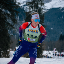 Samse National Tour n°5,LES CONTAMINES, FRANCE - JANUARY 24: BOUILLET ENZO of FRA/ January 24, 2026 in Les Contamines, France. (Photo by Rodriguez Alexis / @Aleiks_photo)