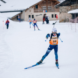 Samse National Tour n°5,LES CONTAMINES, FRANCE - JANUARY 24: HEUSEY LOIS of FRA January 24, 2026 in Les Contamines, France. (Photo by Rodriguez Alexis / @Aleiks_photo)