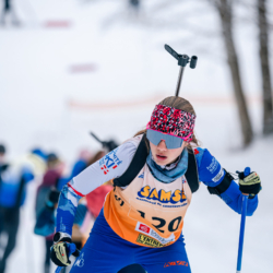 Samse National Tour n°5,LES CONTAMINES, FRANCE - JANUARY 24: ARSON AUGUSTINE of FRA January 24, 2026 in Les Contamines, France. (Photo by Rodriguez Alexis / @Aleiks_photo)