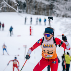 Samse National Tour n°5,LES CONTAMINES, FRANCE - JANUARY 24: POLNY TILIA of FRA January 24, 2026 in Les Contamines, France. (Photo by Rodriguez Alexis / @Aleiks_photo)