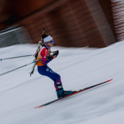 Samse National Tour n°5,LES CONTAMINES, FRANCE - JANUARY 24: MARGUIER LILOU of FRA January 24, 2026 in Les Contamines, France. (Photo by Rodriguez Alexis / @Aleiks_photo)