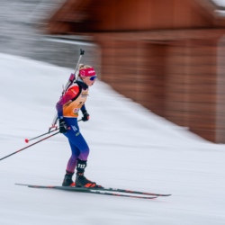 Samse National Tour n°5,LES CONTAMINES, FRANCE - JANUARY 24: MICHAUD LAURE of FRA January 24, 2026 in Les Contamines, France. (Photo by Rodriguez Alexis / @Aleiks_photo)
